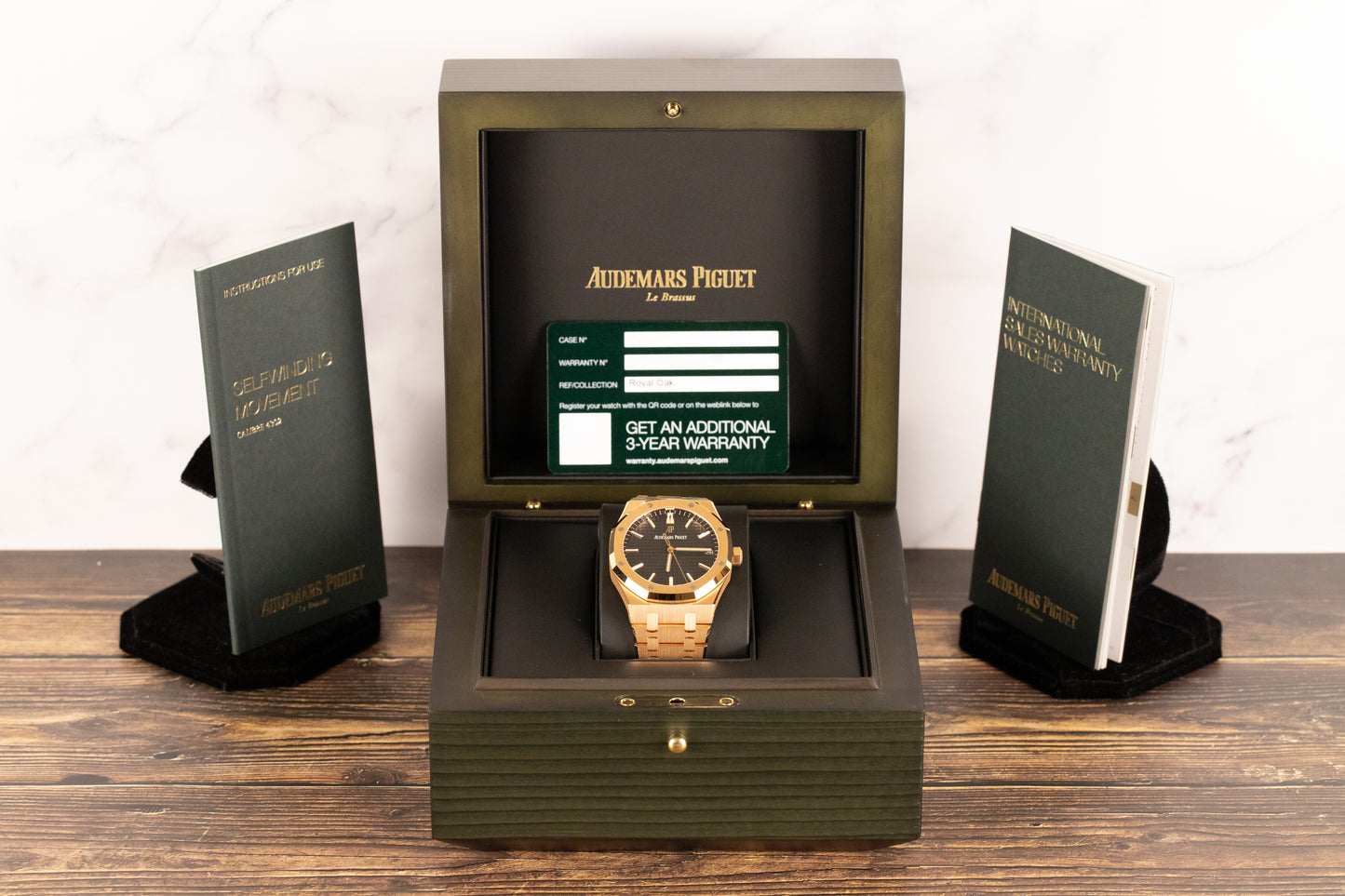 Audemars Piguet 15500OR Royal Oak Black Dial