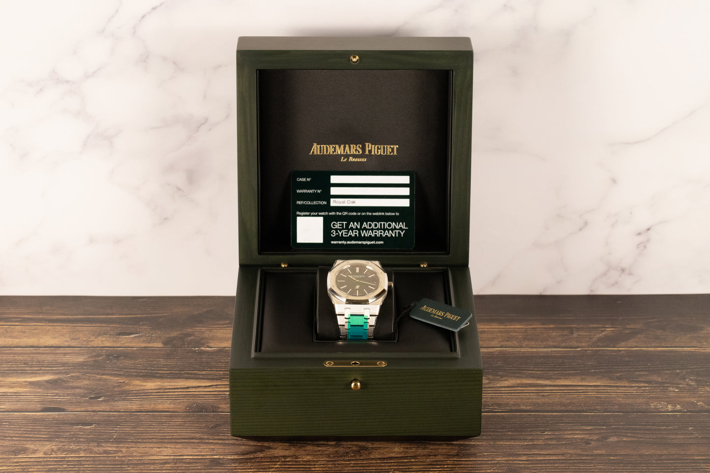 Audemars Piguet 16202ST Royal Oak Jumbo Blue Dial