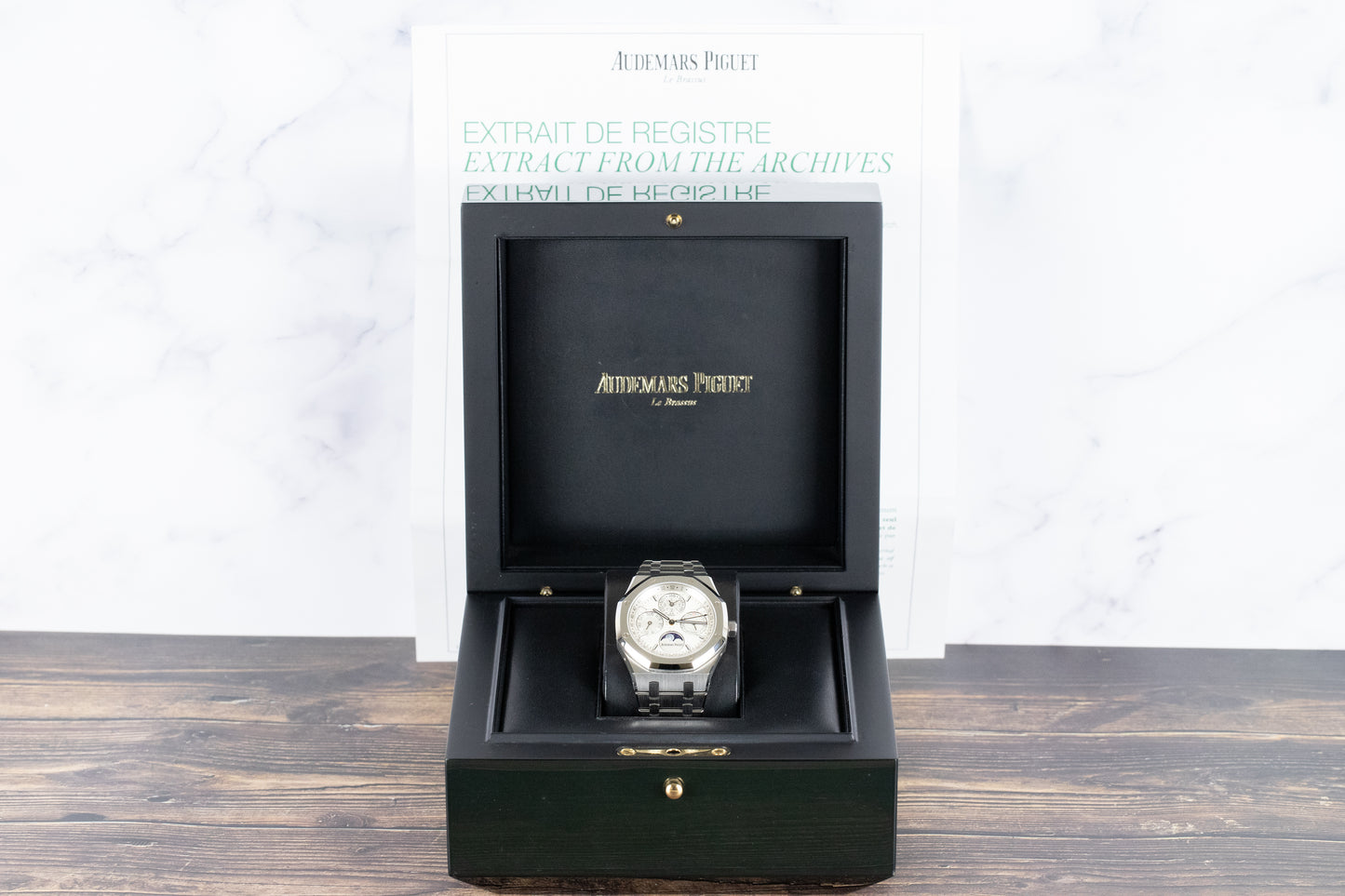 Audemars Piguet 26574ST Royal Oak Perpetual Calendar White Dial