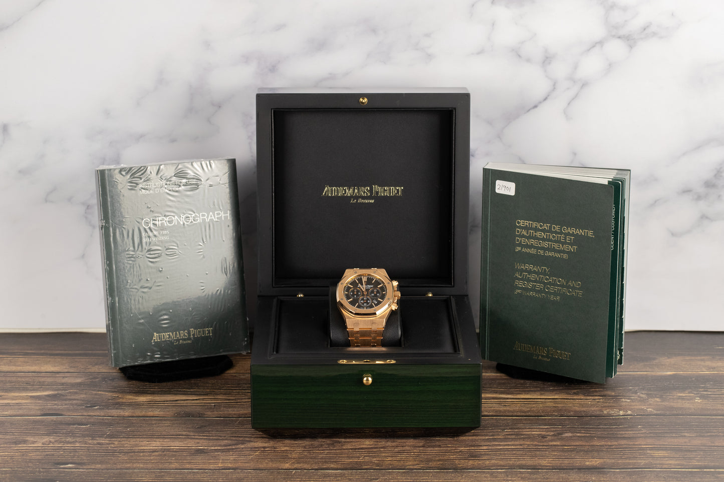 Audemars Piguet 26320OR Royal Oak Chronograph Black Dial