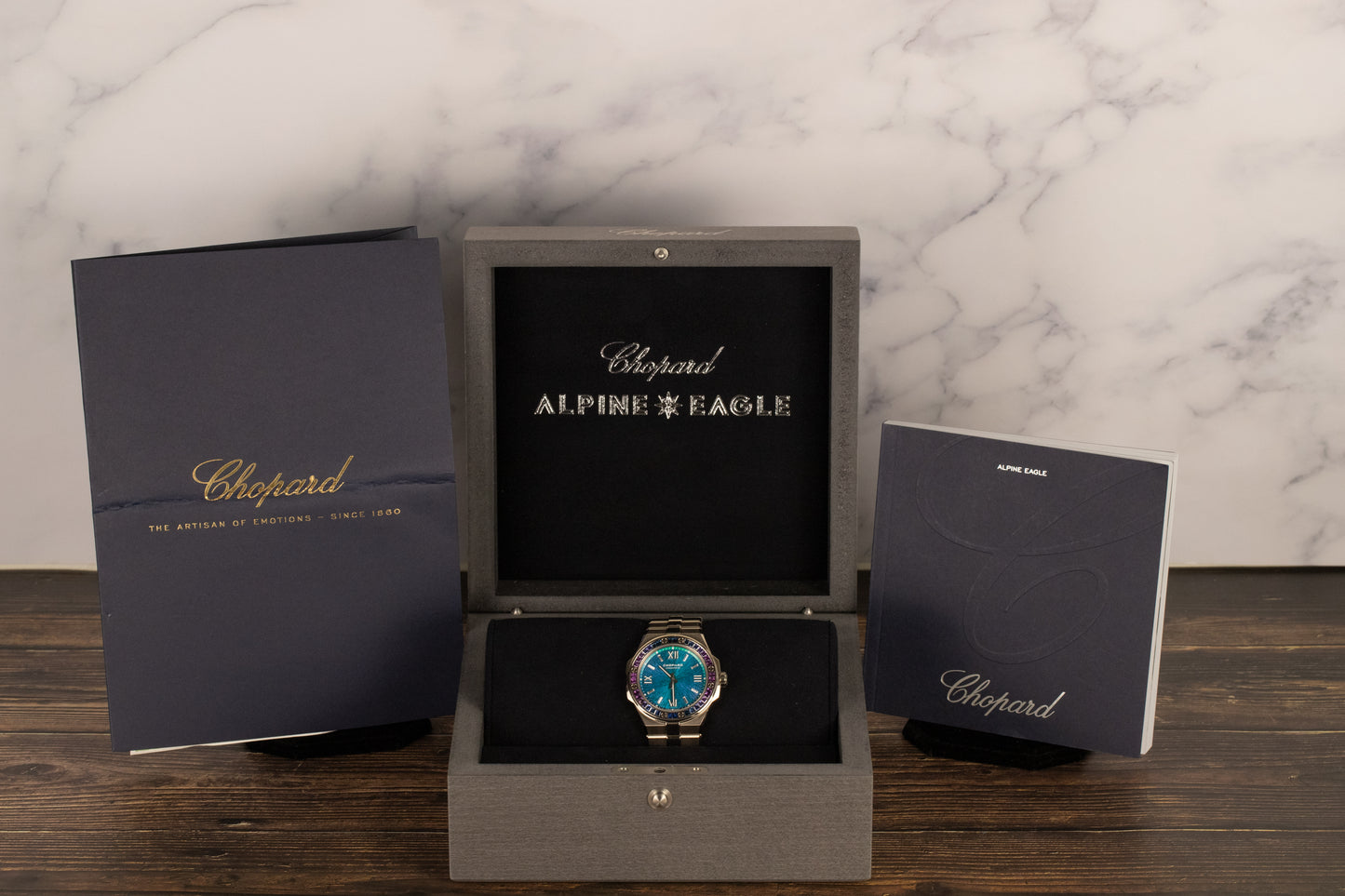 Chopard 295363-1007 Alpine Eagle 41 Zinal Blue Dial
