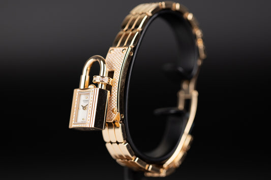 Hermes Kelly Rose Gold Watch Mini model 16mm