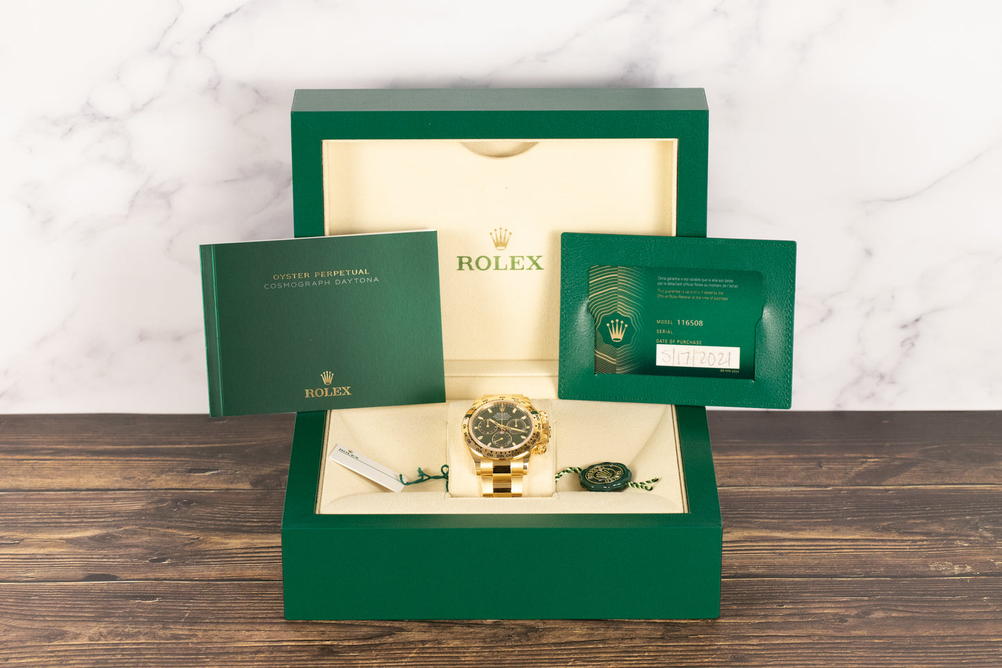 Rolex 116508 Daytona Green Dial