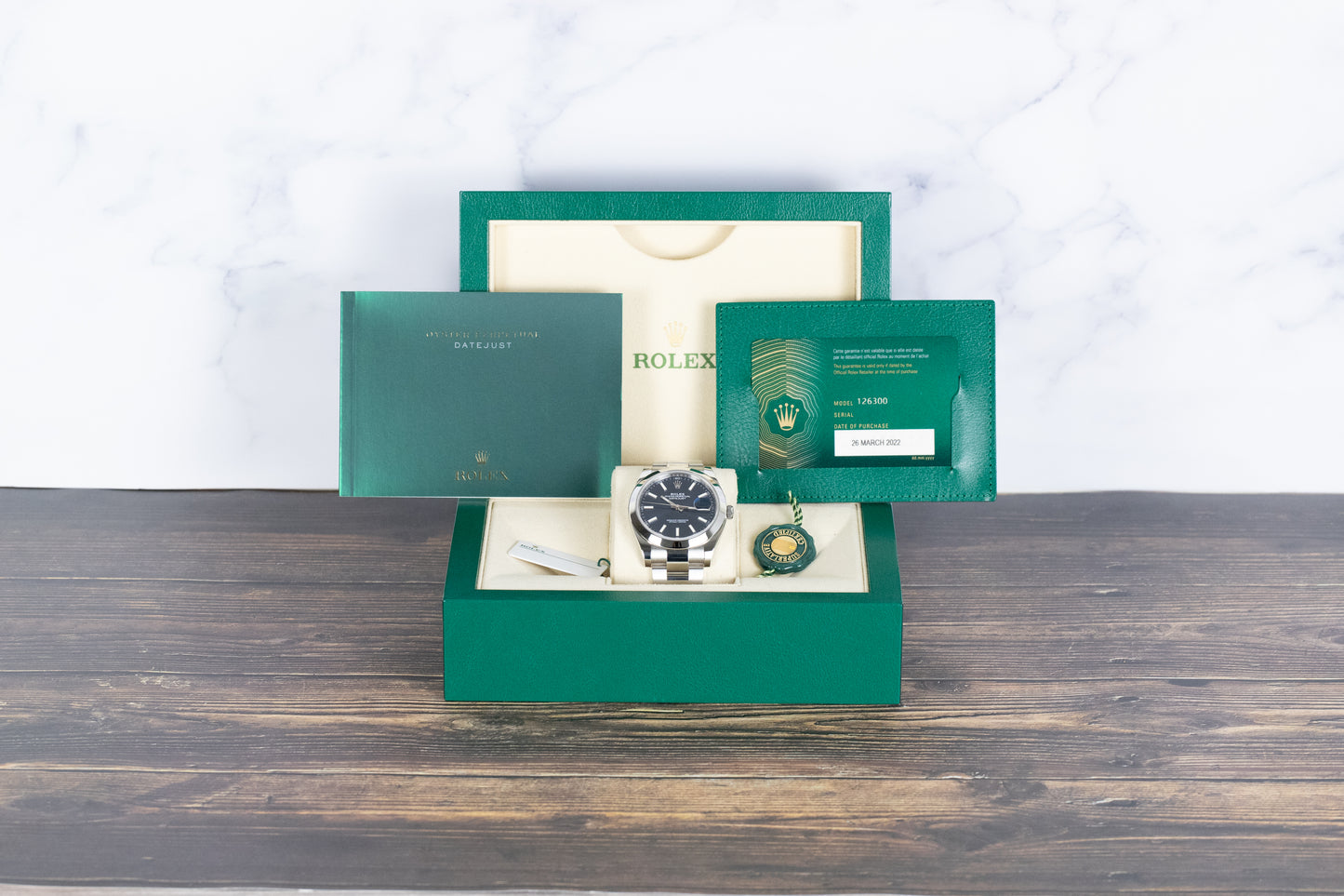 Rolex 126300 Datejust 41 Blue Dial