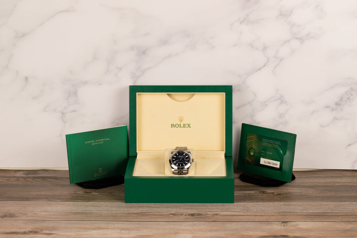 Rolex 126300 Datejust 41 Blue Dial