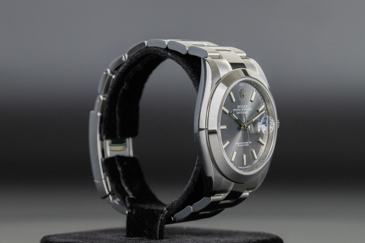 Rolex<br>126300 Datejust 41 Slate Dial