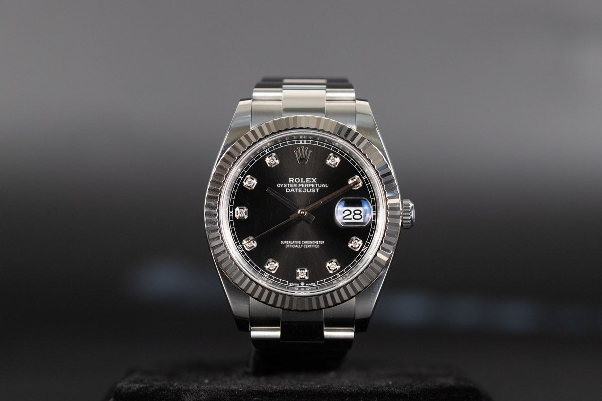 Rolex<br>126334 Datejust 41 Black Diamond Dial