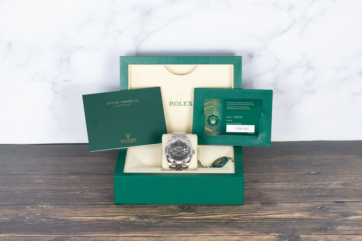 Rolex 126334 Datejust 41 'Wimbledon' Dial