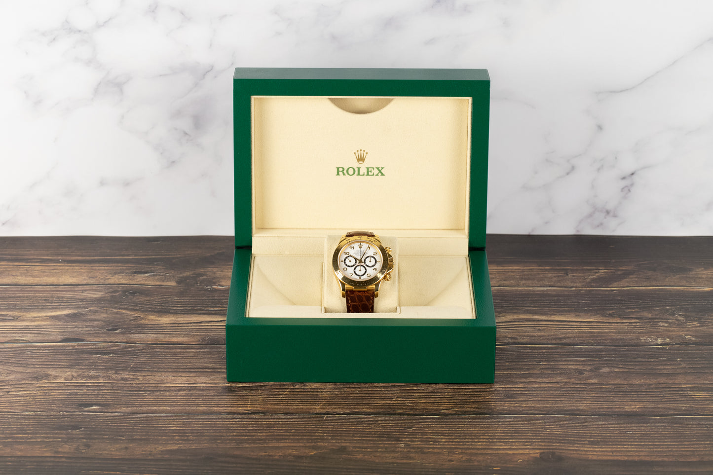 Rolex 16518 Daytona Zenith White Dial