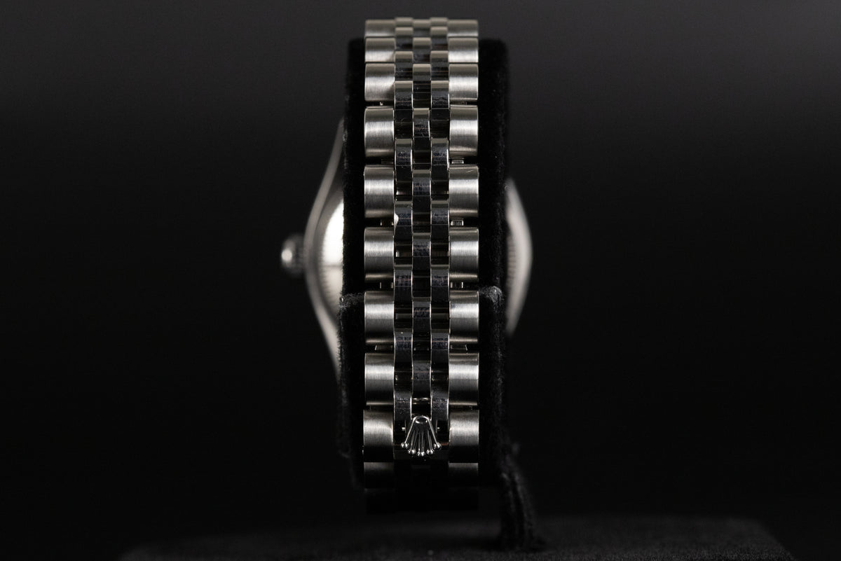 Rolex<br>179384 Datejust 26 White Roman Numeral Dial Diamond Bezel