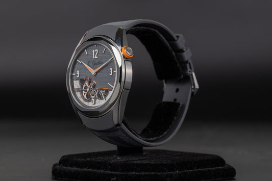 Romain Gauthier MON00560 Titanium C6 Grey Openwork Dial