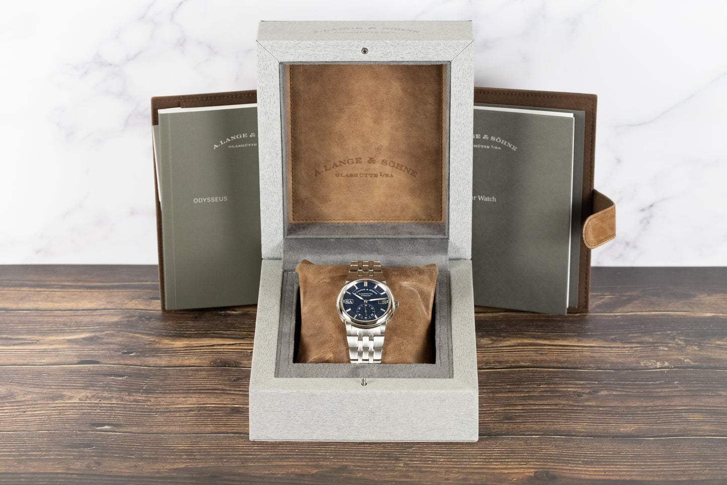 A. Lange & Sohne 363.179 Odysseus 40.5mm Blue Dial