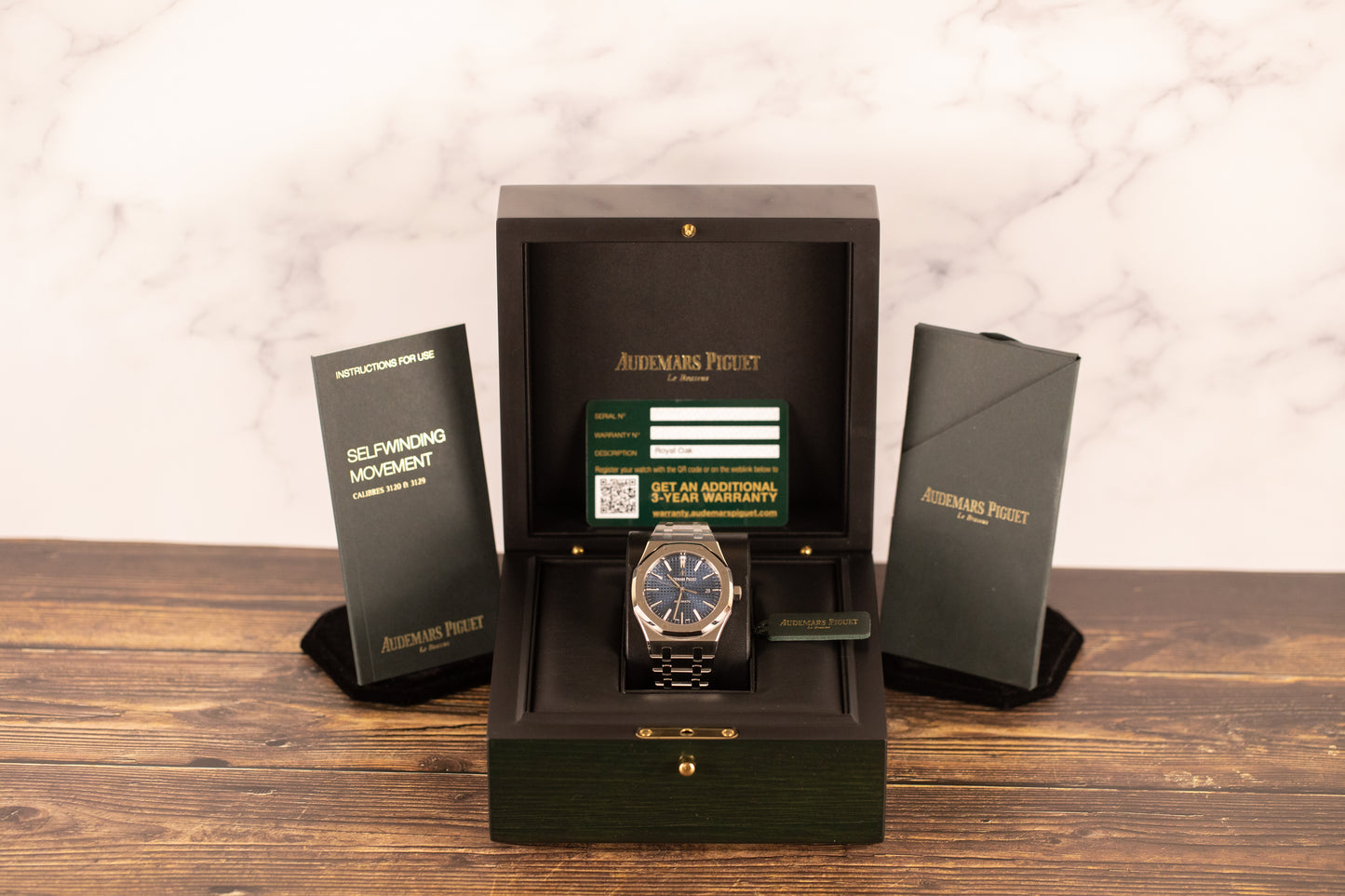 Audemars Piguet<br>15400ST Royal Oak Blue Dial