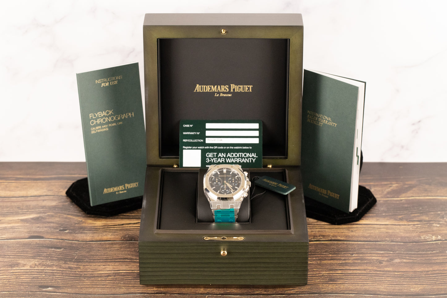 Audemars Piguet 26240ST Royal Oak Chronograph Flyback Blue Dial