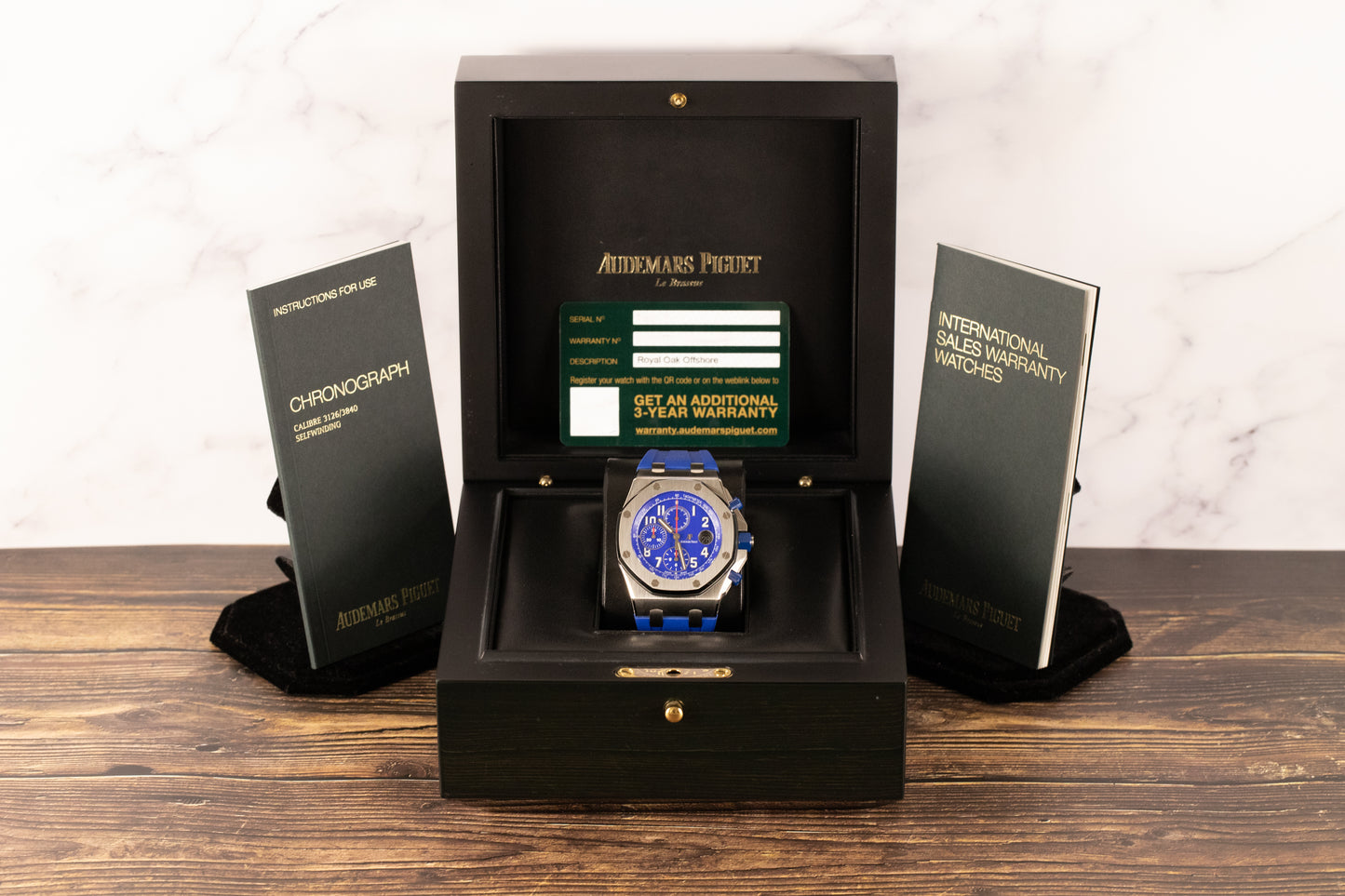 Audemars Piguet 26470ST Royal Oak Offshore 'Brick' Indigo Blue Dial