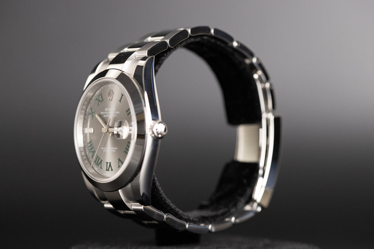 Rolex<br>126300 Datejust 41 Slate Green 'Wimbledon' Dial
