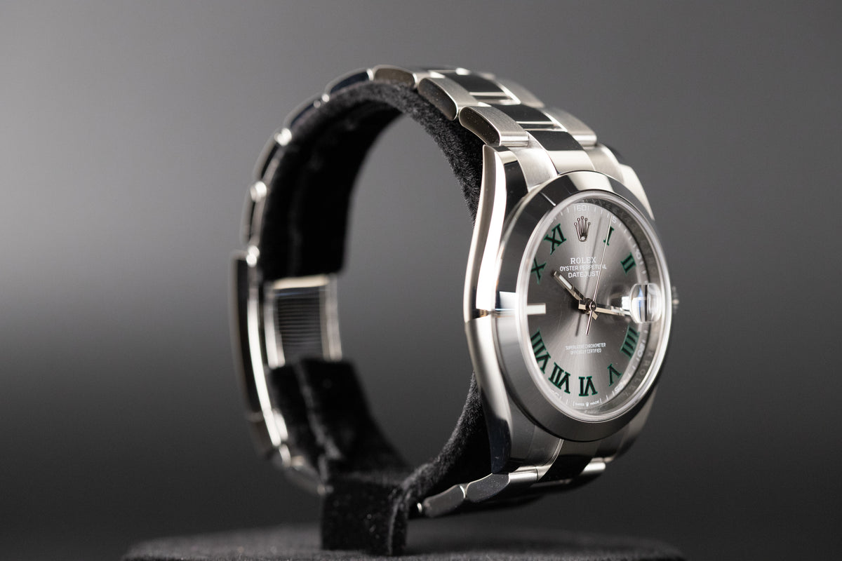 Rolex<br>126300 Datejust 41 Slate Green 'Wimbledon' Dial