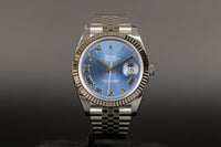 Rolex<br>126334 Datejust 41 Azzurro Blue Dial