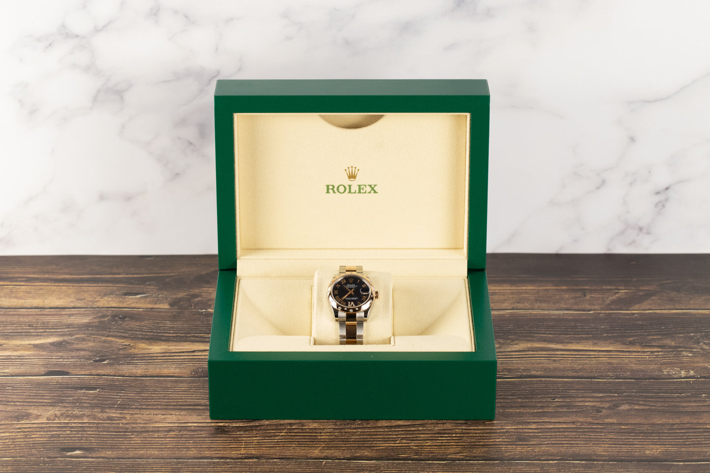 Rolex 178341 Datejust 31 Purple Dial Diamond Bezel