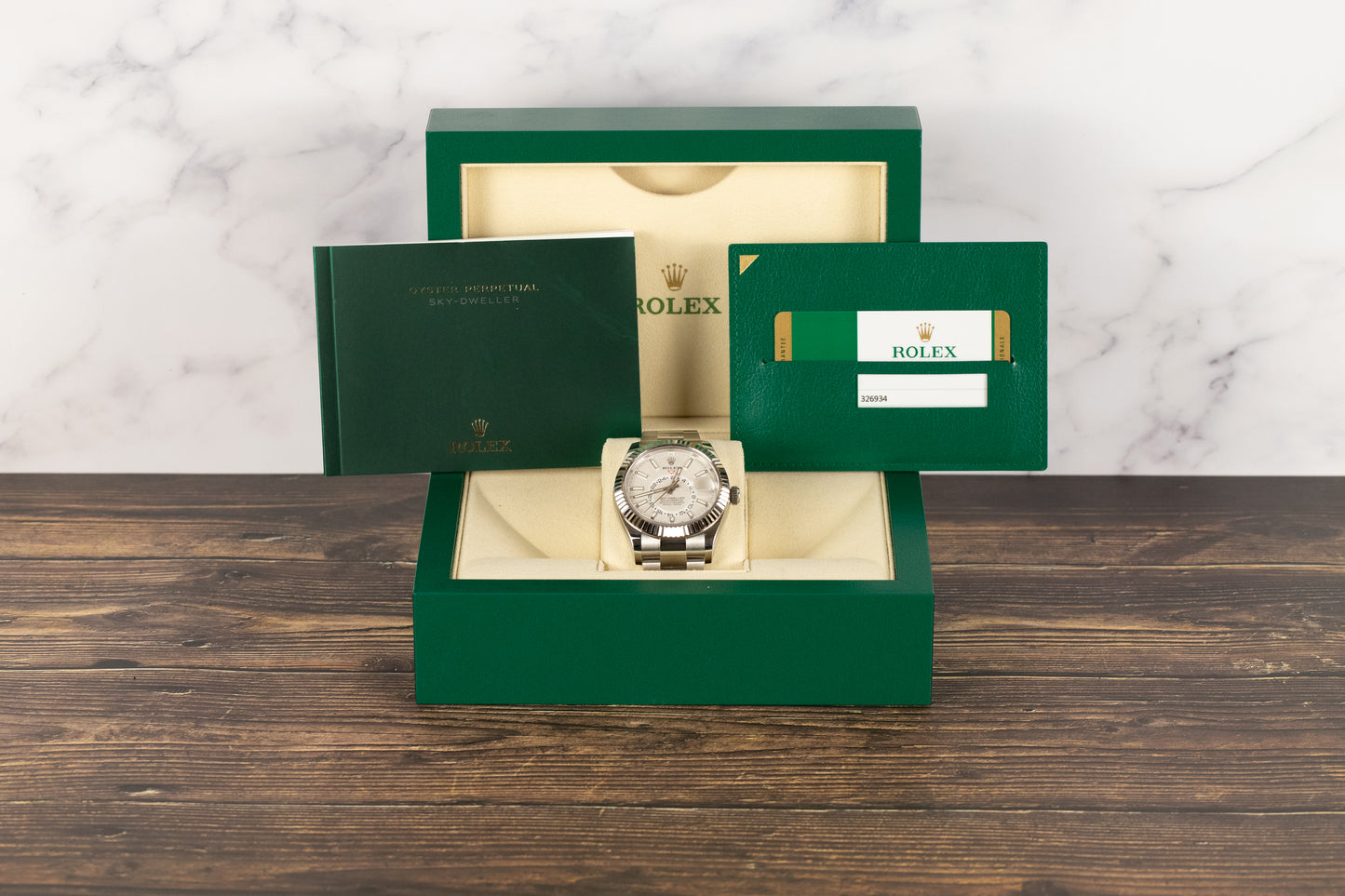 Rolex 326934 Sky-Dweller White Dial