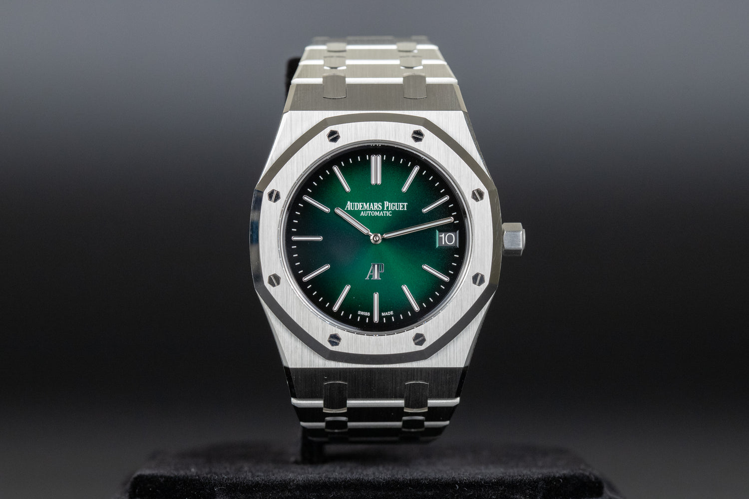 Audemars Piguet 15202PT Royal Oak Jumbo Green Dial
