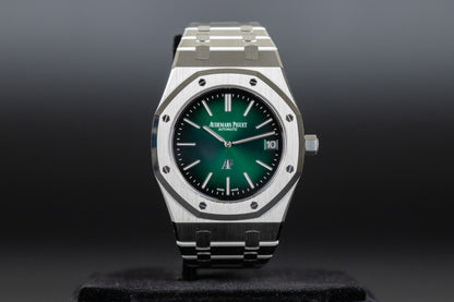Audemars Piguet 15202PT Royal Oak Jumbo Green Dial