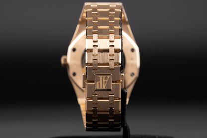 Audemars Piguet 15400OR Royal Oak Black Dial
