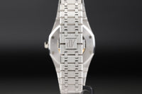 Audemars Piguet 15412BC Royal Oak Frosted Gold Double Balance Wheel Openworked Factory Baguette Rainbow Bezel