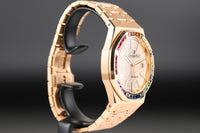 Audemars Piguet 15413OR Royal Oak Pave Dial Rainbow Bezel 1 of 10