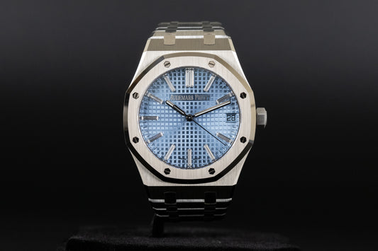 Audemars Piguet 15510BC Royal Oak Ice Blue Diamond Dial Limited Edition of 100