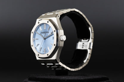Audemars Piguet 15510BC Royal Oak Ice Blue Diamond Dial Limited Edition of 100