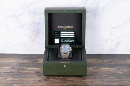 Audemars Piguet 15510BC Royal Oak Ice Blue Diamond Dial Limited Edition of 100