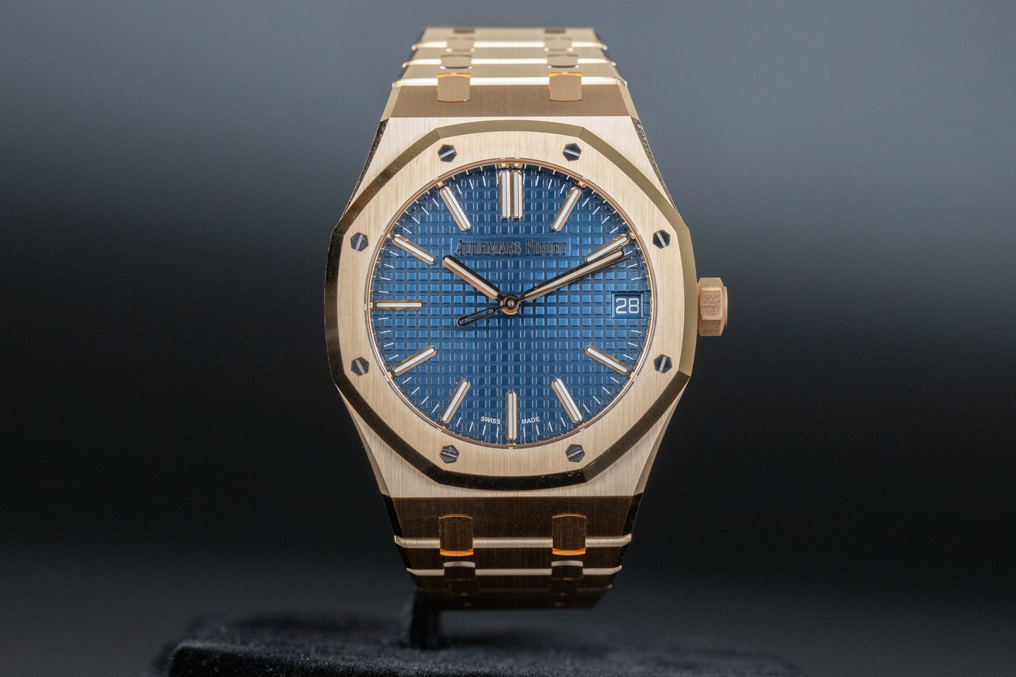 Audemars Piguet 15510OR Royal Oak Blue Dial