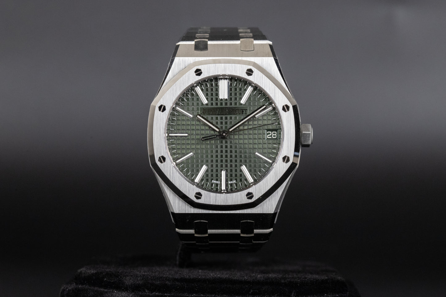 Audemars Piguet 15510ST Royal Oak Green Dial 50th Anniversary