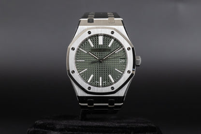 Audemars Piguet 15510ST Royal Oak Green Dial 50th Anniversary
