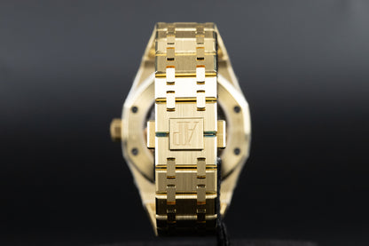 Audemars Piguet 15550BA Royal Oak 37mm Yellow Gold Turquoise Dial