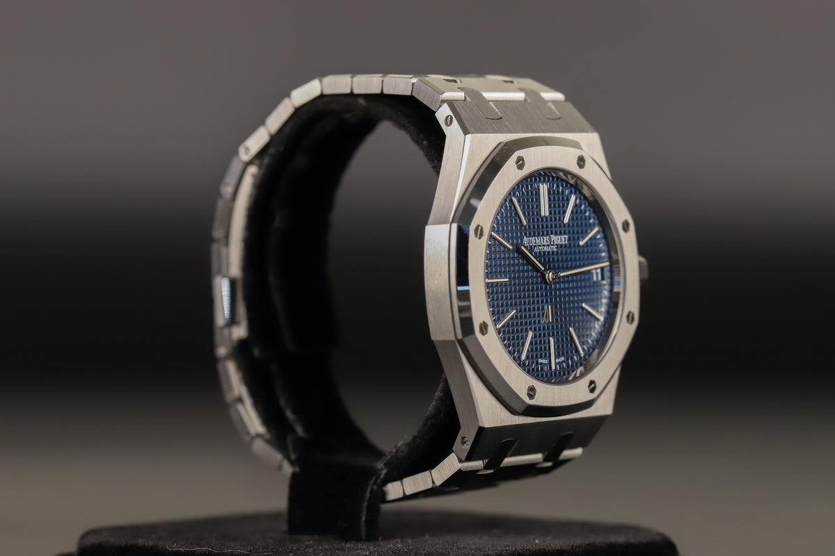 Audemars Piguet<br>16202ST Royal Oak Jumbo Blue Dial