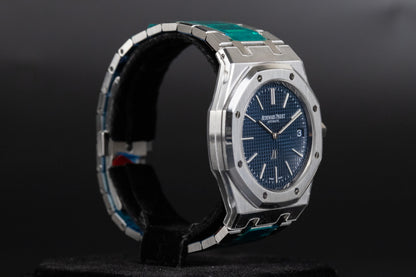 Audemars Piguet 16202ST Royal Oak Jumbo Blue Dial