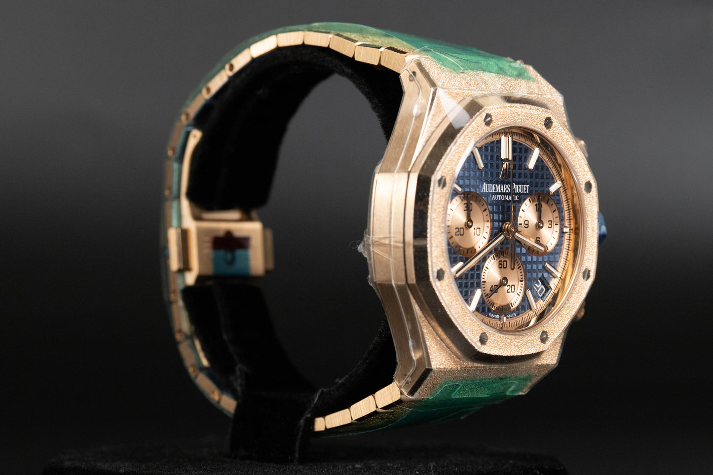 Audemars Piguet 26239OR Royal Oak Chronograph Flyback Frosted Blue Dial