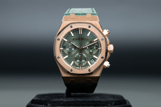 Audemars Piguet 26240OR Royal Oak Chronograph Flyback Green Dial