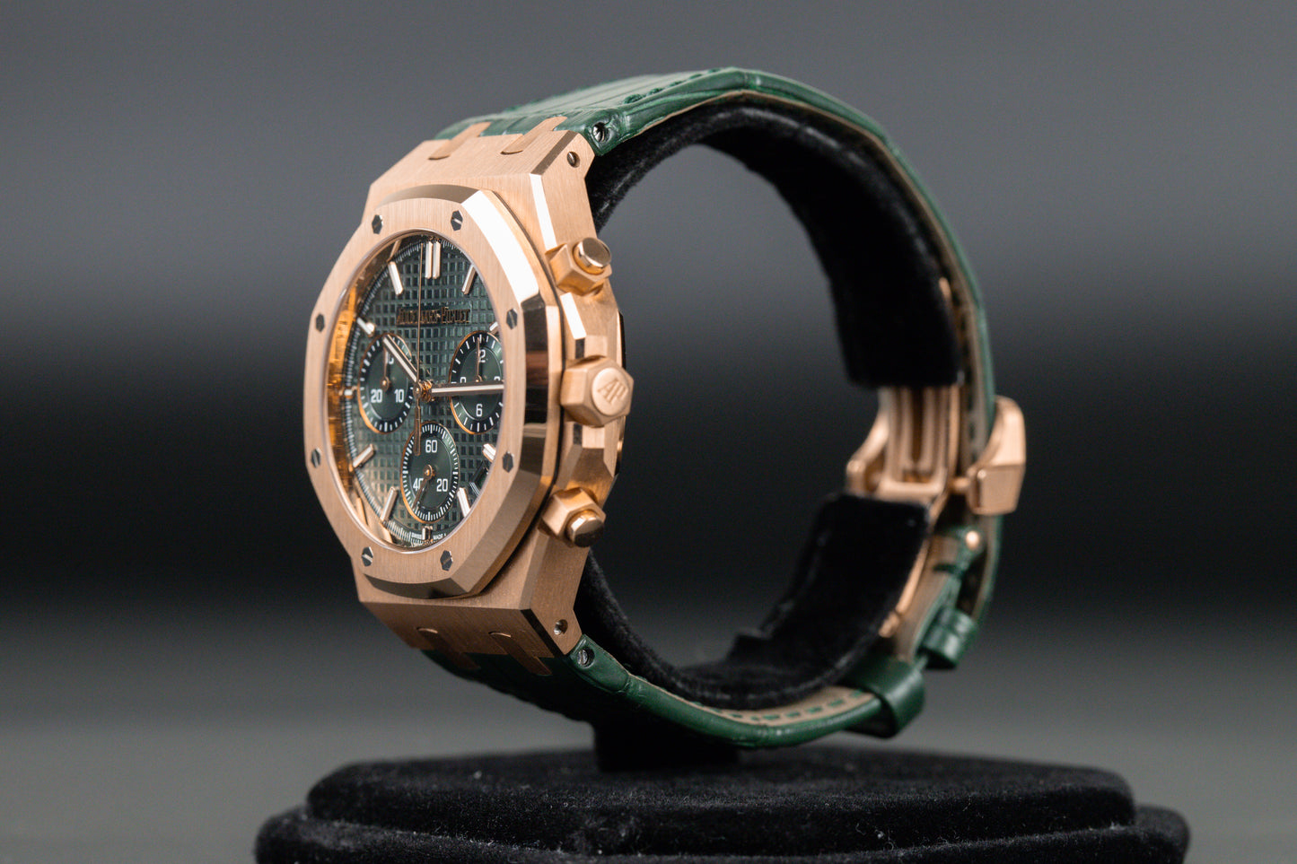 Audemars Piguet 26240OR Royal Oak Chronograph Flyback Green Dial "50th Anniversary"