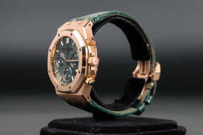 Audemars Piguet 26240OR Royal Oak Chronograph Flyback Green Dial "50th Anniversary"