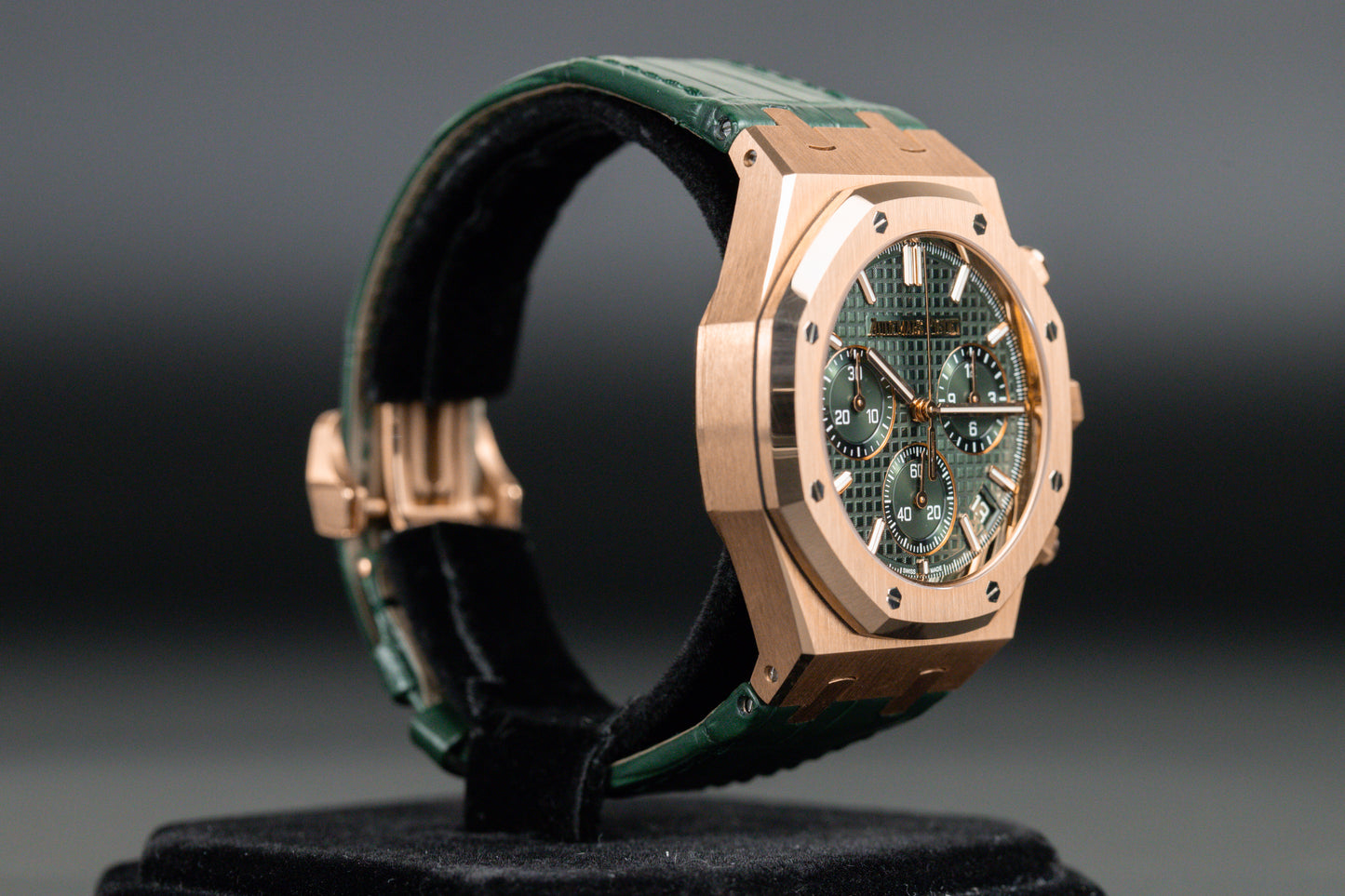 Audemars Piguet 26240OR Royal Oak Chronograph Flyback Green Dial "50th Anniversary"