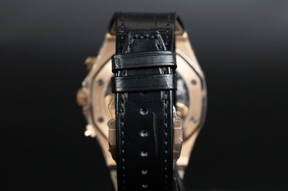 Audemars Piguet 26240OR Royal Oak Chronograph Flyback Black Dial Black Strap
