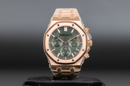 Audemars Piguet 26240OR Royal Oak Chronograph Flyback Green Dial