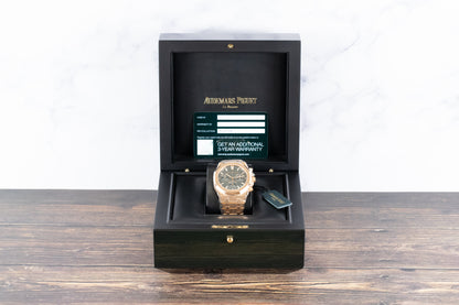 Audemars Piguet 26240OR Royal Oak Chronograph Flyback Green Dial