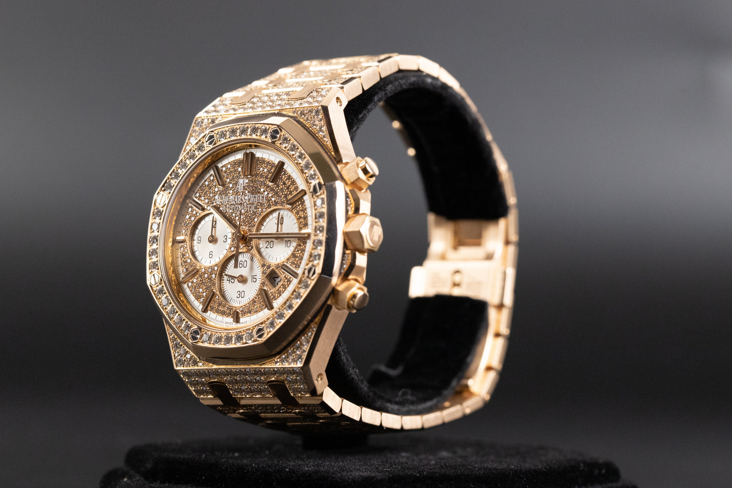 Audemars Piguet 26322OR Royal Oak Chronograph Pave Dial