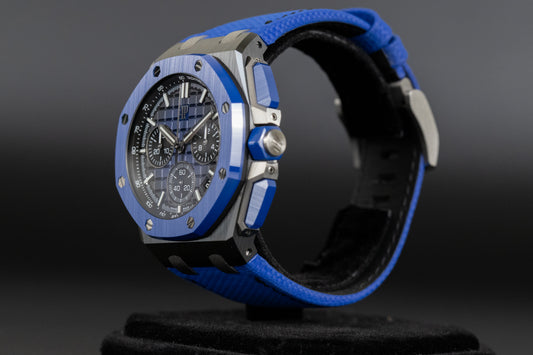 Audemars Piguet 26420CE Royal Oak Offshore Blue Ceramic Blue Dial