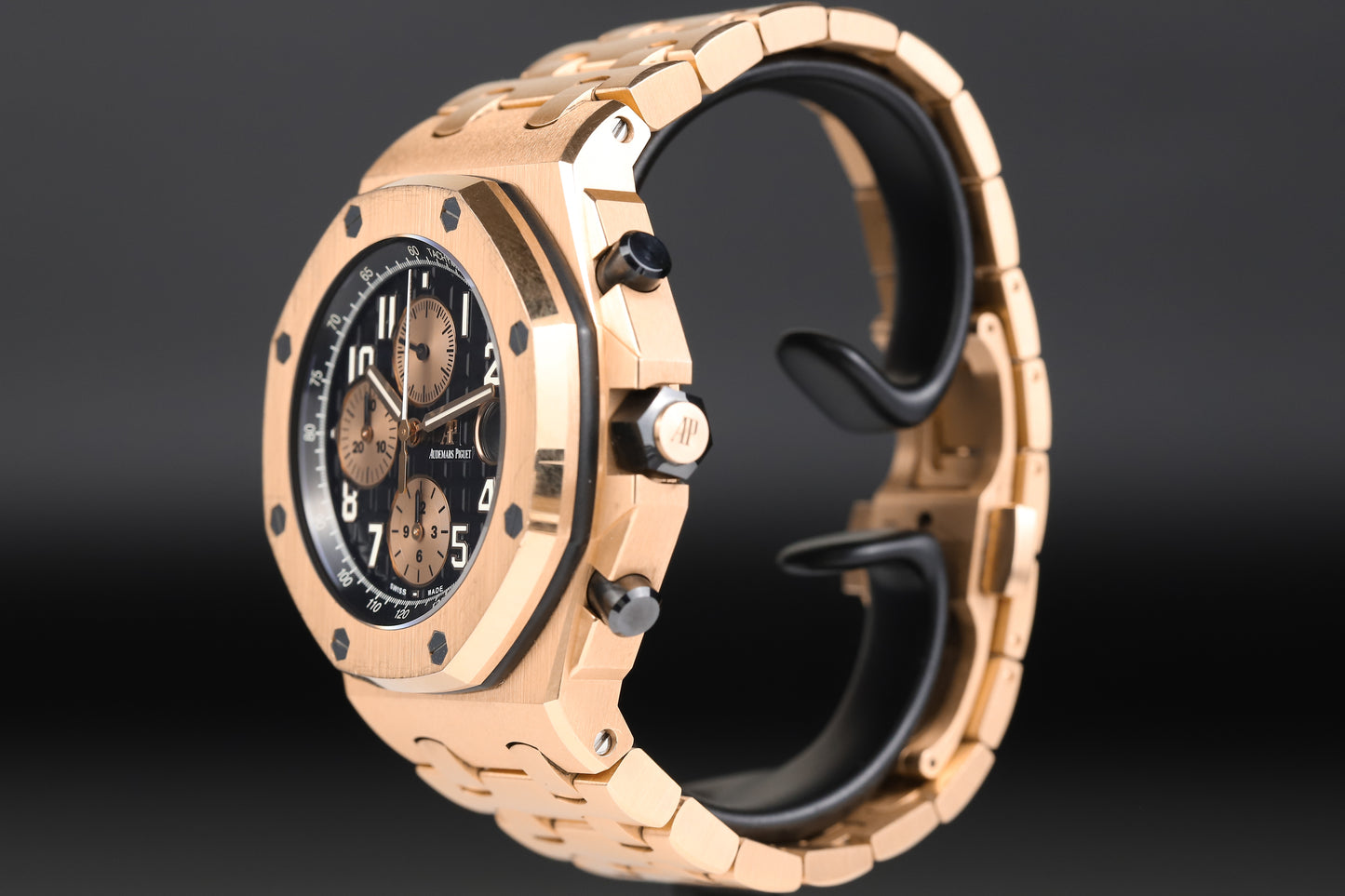 Audemars Piguet 26470OR Royal Oak Offshore 'Brick' Black Dial