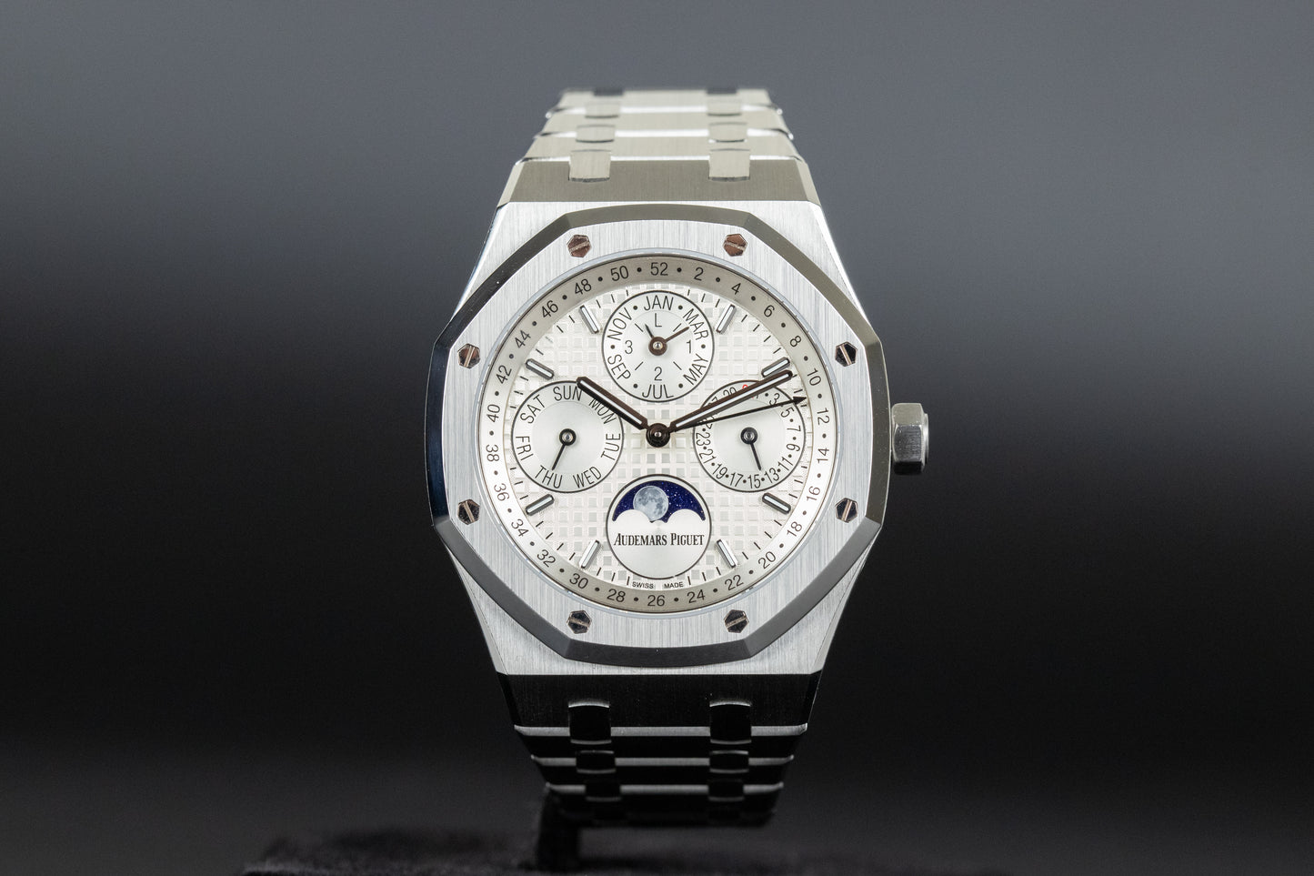 Audemars Piguet 26574ST Royal Oak Perpetual Calendar White Dial